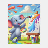 Couverture Polaire Creative Splash (Devant)