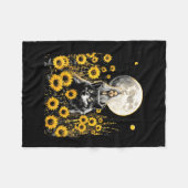 Couverture Polaire créatrice de tournesol pour femmes  (Devant (Horizontal))