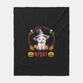 Couverture Polaire Créature De La Nuit Bichon Frise (Devant)