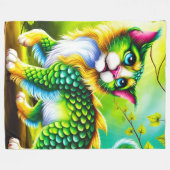 Couverture Polaire Créature Imaginaire (Devant (Horizontal))