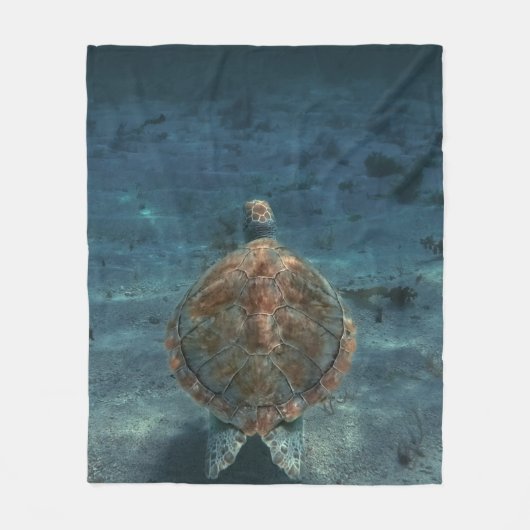 Couverture Polaire Créatures de la mer cool (Devant)