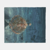 Couverture Polaire Créatures de la mer cool (Devant (Horizontal))