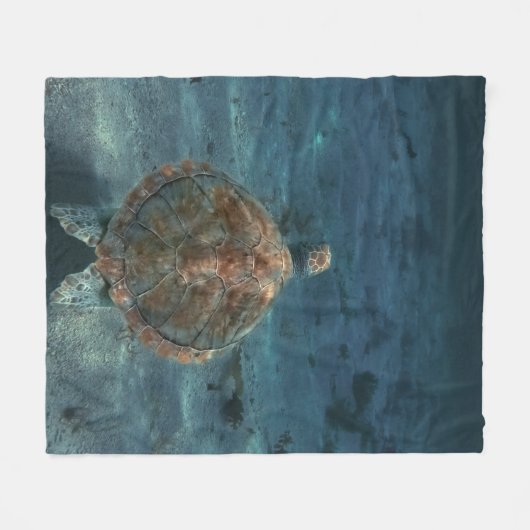 Couverture Polaire Créatures de la mer cool (Devant (Horizontal))