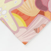 Couverture Polaire Créatures marines de Pastel (Coin)