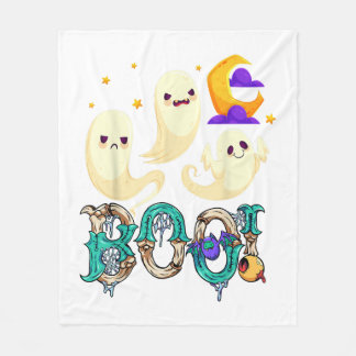 Couverture Polaire Creep It Real Skateboard Ghost Retro Halloween