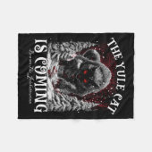 Couverture Polaire Creepmas The Yule Cat Is Coming Be Ware Of Jolakot (Devant (Horizontal))