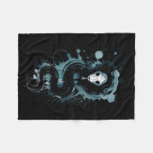 Couverture Polaire Creepy Cute Goth Snake Horror Snake Sketch Alt Nge (Devant (Horizontal))