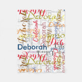 Couverture Polaire Créer une typographie de nom personnalisée (Devant)