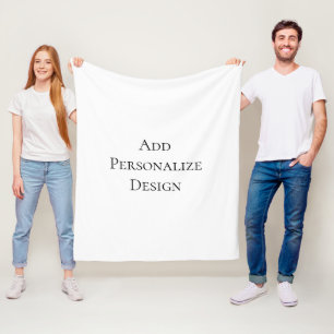 Couverture Polaire Créez Votre Bannière Personnalisée