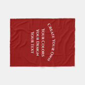 Couverture Polaire Créez votre propre (Devant (Horizontal))