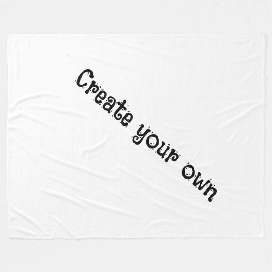 Couverture Polaire Créez votre propre (Devant (Horizontal))