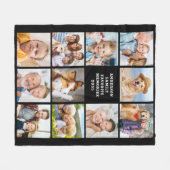 Couverture Polaire Créez votre propre collection de 12 photos avec ph (Devant (Horizontal))