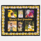 Couverture Polaire Créez votre propre collection de 6 photos en noir (Devant (Horizontal))