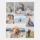 Couverture Polaire Créez votre propre collection de 7 photos (Devant)