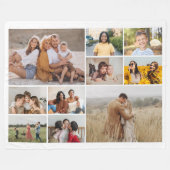 Couverture Polaire Créez votre propre collection de photos 10 (Devant (Horizontal))