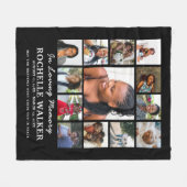 Couverture Polaire Créez votre propre collection de photos 13 funérai (Devant (Horizontal))