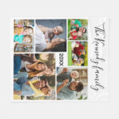 Couverture Polaire Créez votre propre collection de photos 6 Nom de f (Devant (Horizontal))