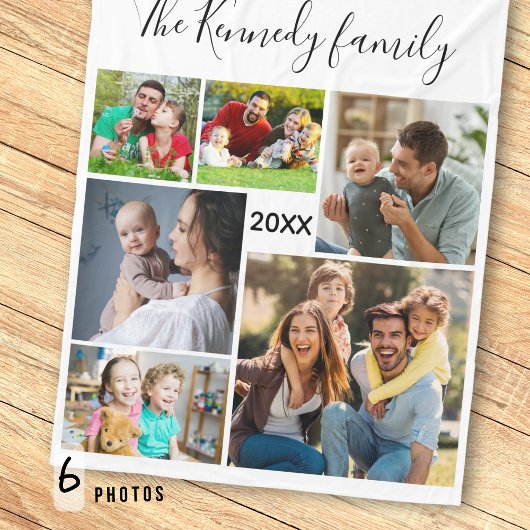 Couverture Polaire Créez votre propre collection de photos 6 Nom de f