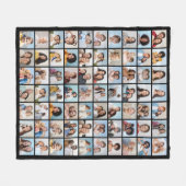 Couverture Polaire Créez votre propre collection de photos 70 Blanche (Devant (Horizontal))