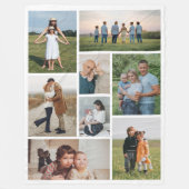 Couverture Polaire Créez votre propre collection de photos 8 (Devant)