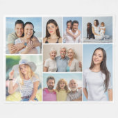 Couverture Polaire Créez votre propre collection de photos 8 (Devant (Horizontal))