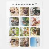 Couverture Polaire Créez votre propre collection de photos personnali (Devant)