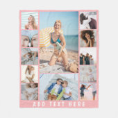 Couverture Polaire Créez votre propre collection photo de 12 photo Bl (Devant)