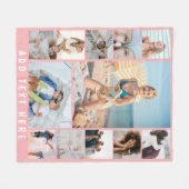 Couverture Polaire Créez votre propre collection photo de 12 photo Bl (Devant (Horizontal))