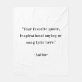 Couverture Polaire Créez votre propre devis (Devant)