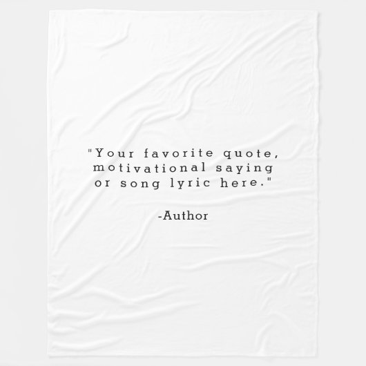 Couverture Polaire Créez votre propre devis (Devant)