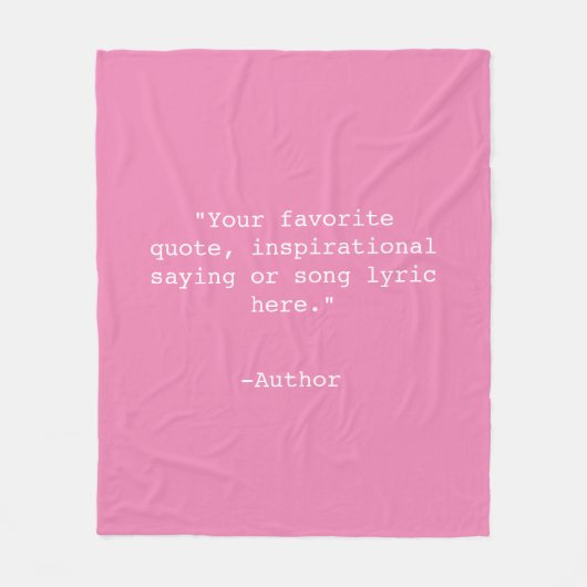 Couverture Polaire Créez votre propre devis (Devant)