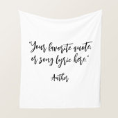 Couverture Polaire Créez votre propre devis de calligraphie