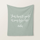 Couverture Polaire Créez votre propre devis de calligraphie