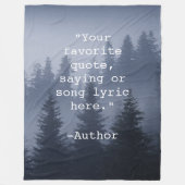 Couverture Polaire Créez votre propre devis Paysage naturel (Devant)