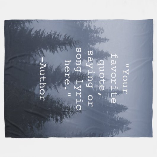 Couverture Polaire Créez votre propre devis Paysage naturel (Devant (Horizontal))