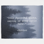 Couverture Polaire Créez votre propre devis Paysage naturel (Devant (Horizontal))