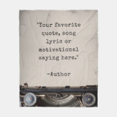 Couverture Polaire Créez votre propre devis personnalisé de machine à (Devant)