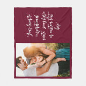 Couverture Polaire Créez votre propre devis photo personnalisé (Devant)