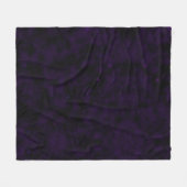Couverture Polaire Créez votre propre - Extra Dark Grunge Texple Purp (Devant (Horizontal))
