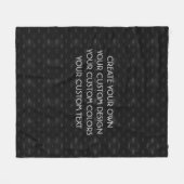 Couverture Polaire Créez votre propre personnalisation (Devant (Horizontal))