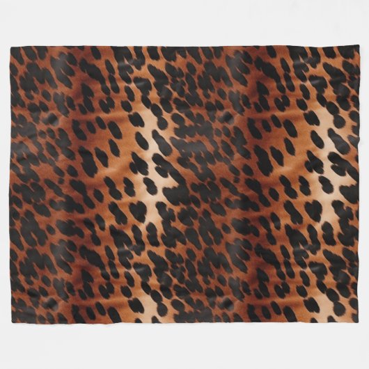 Couverture Polaire Crème Brown noir (Devant (Horizontal))