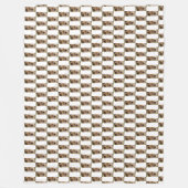 Couverture Polaire Crème Dachshund Eyes (Devant)