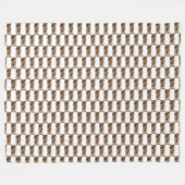 Couverture Polaire Crème Dachshund Eyes (Devant (Horizontal))