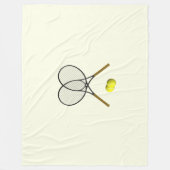 Couverture Polaire Crème double de tennis (Devant)