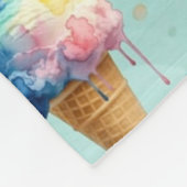 Couverture Polaire Crème Glacée (Coin)