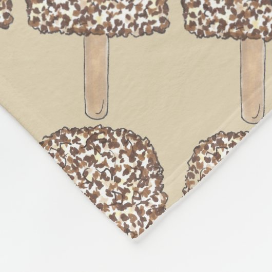 Couverture Polaire Crème glacée Eclair au chocolat Blanklet Popsicle (Coin)