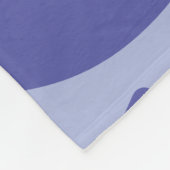 Couverture polaire crème glacée myrtille fondue (Coin)