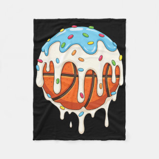 Couverture Polaire Crème Glacée Sucrée Anneau Goutte Sprinkles Joueur
