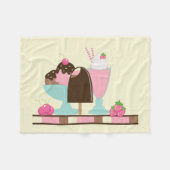 Couverture Polaire Crème glacée Traitements d'été (Devant (Horizontal))