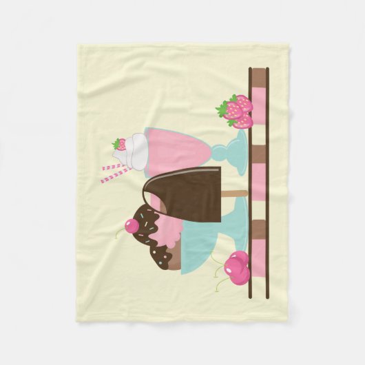 Couverture Polaire Crème glacée Traitements d'été (Devant)